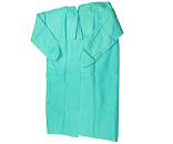 Gown non-woven 30g, with elastic wrist